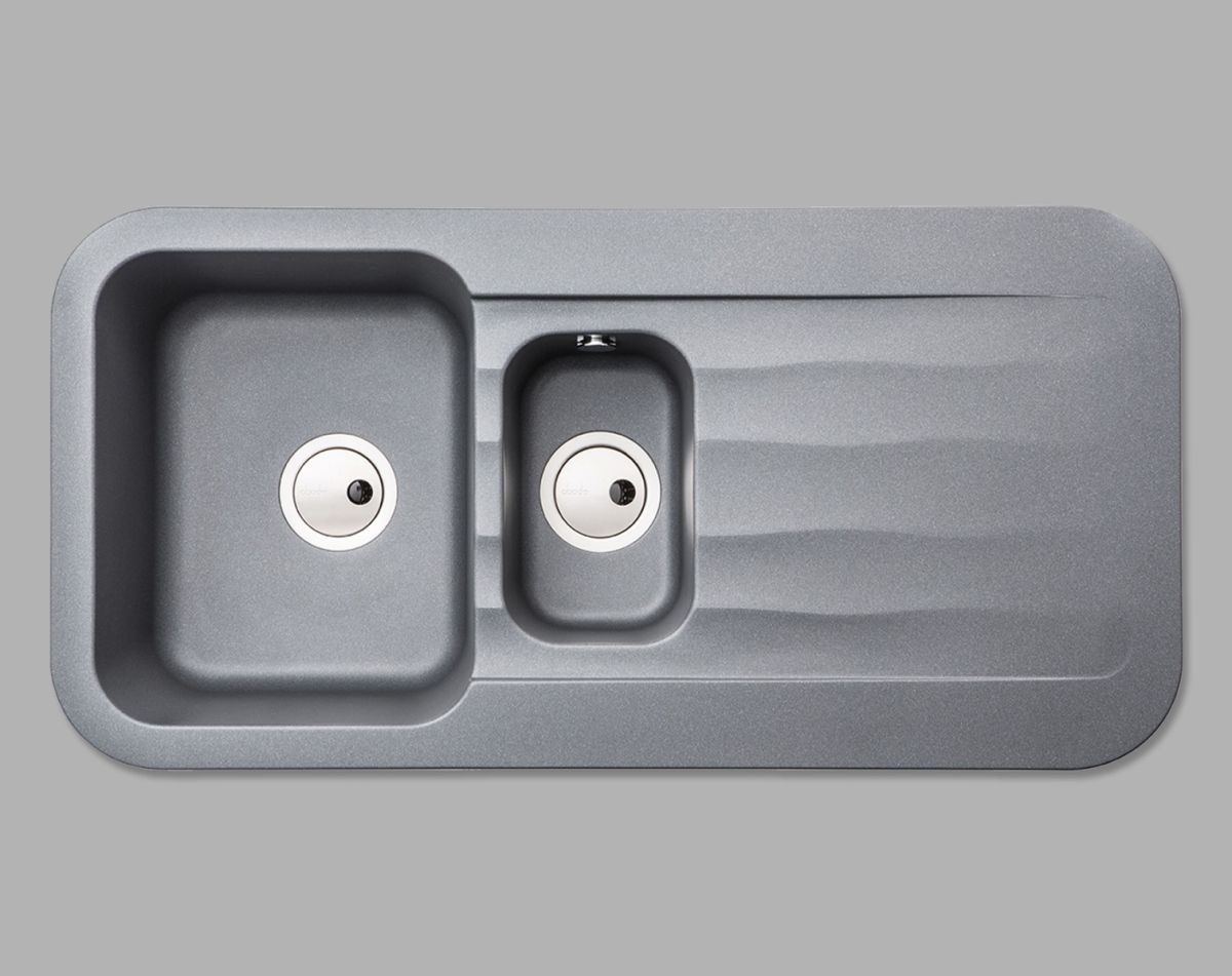 Dune 1.5 bowl composite sink & drainer