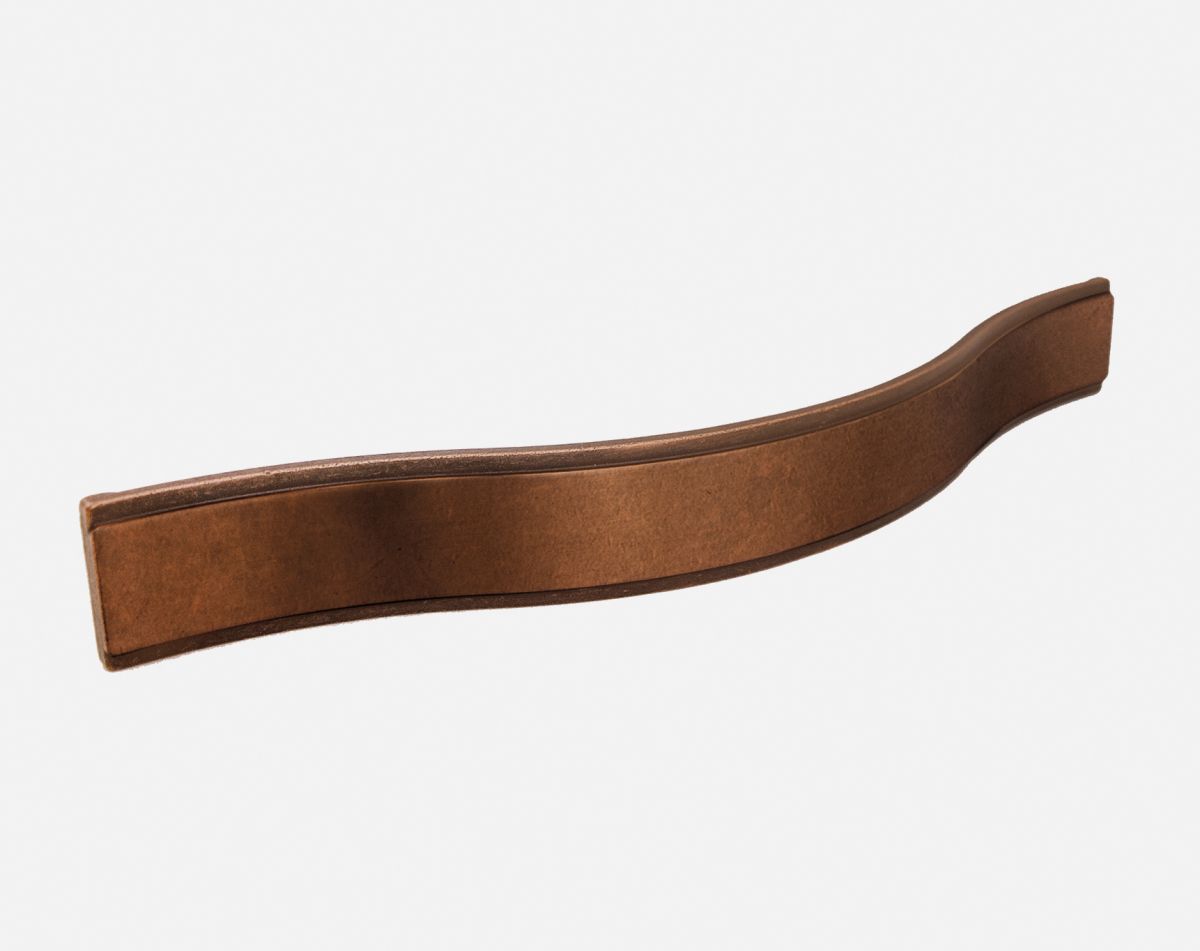 Wave handle, antique copper