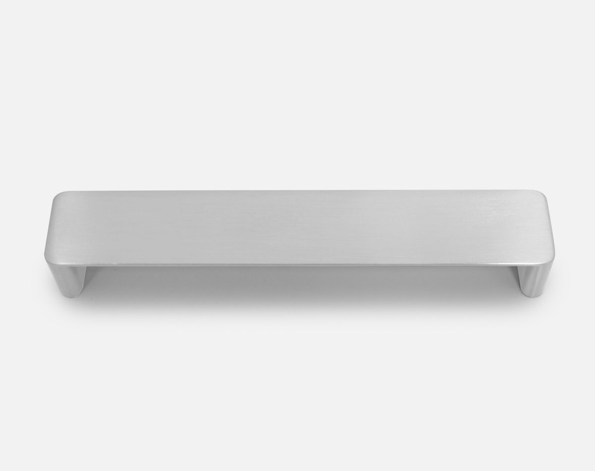 Precision handle, brushed steel