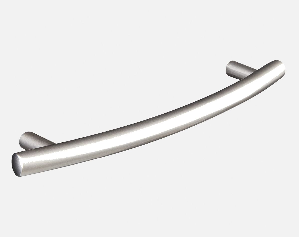 Bow T bar handle, satin
